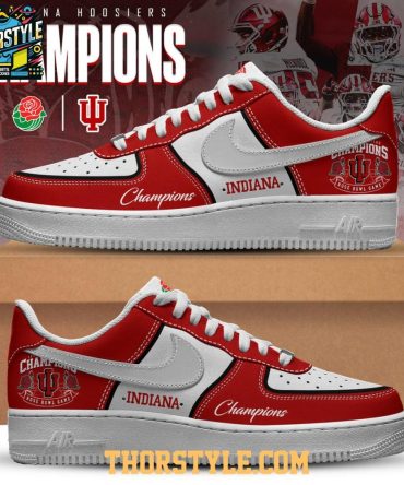 Indiana Hoosiers Rose Bowl Champions Big Red 2026 Personalized Air Force 1 Shoes