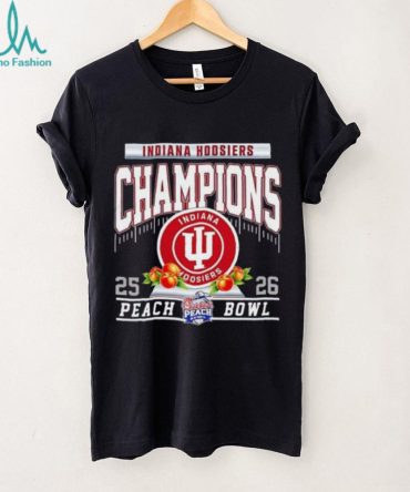 Indiana Hoosiers Football 2025 26 Peach Bowl Champions Shirt