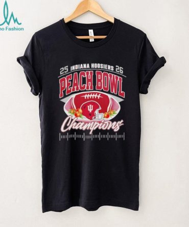 Indiana Hoosiers Football 2025 26 Peach Bowl Champions Logo Shirt