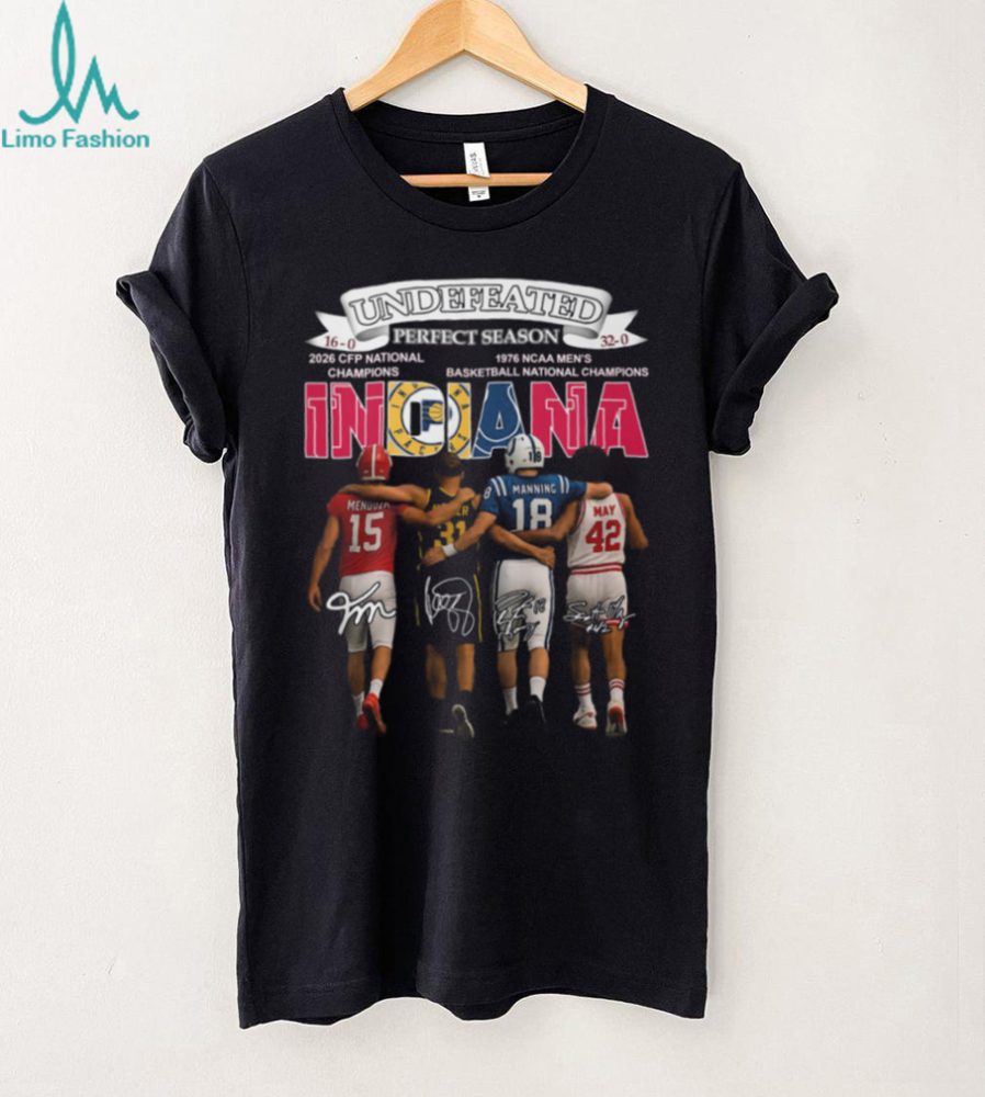 Indiana Sports Legends Manning Miller Mendoza May Shirt