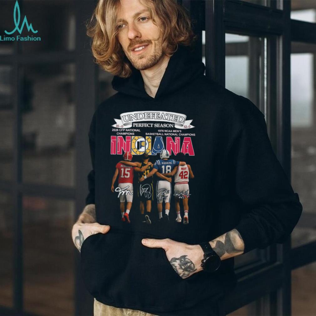 Indiana Sports Legends Manning Miller Mendoza May Shirt - Image 2