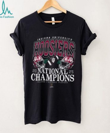 Indiana University Hoosiers 2025 National Champions Black Womens Tee