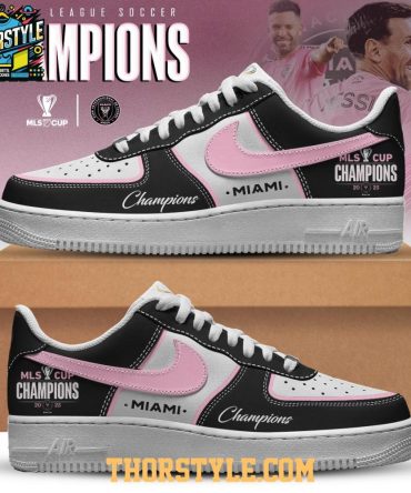 Inter Miami Mls Champions 2025 Personalized Air Force 1 Shoes