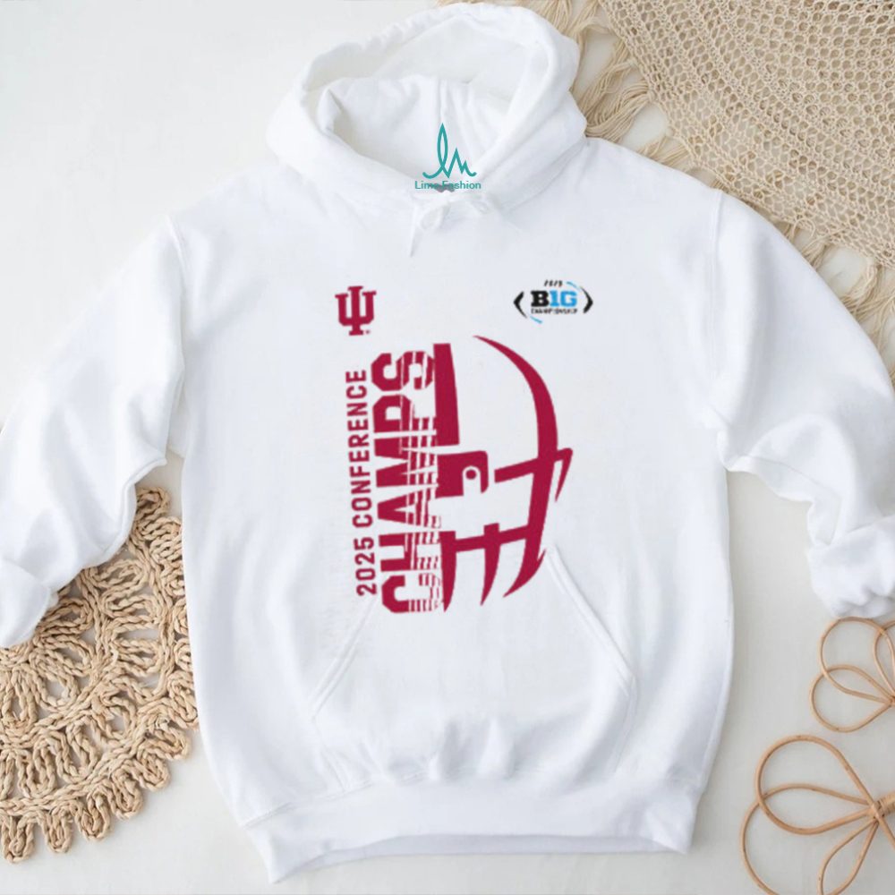 Iu Hoosiers 2025 Big Ten Conference Champs Grey Tee