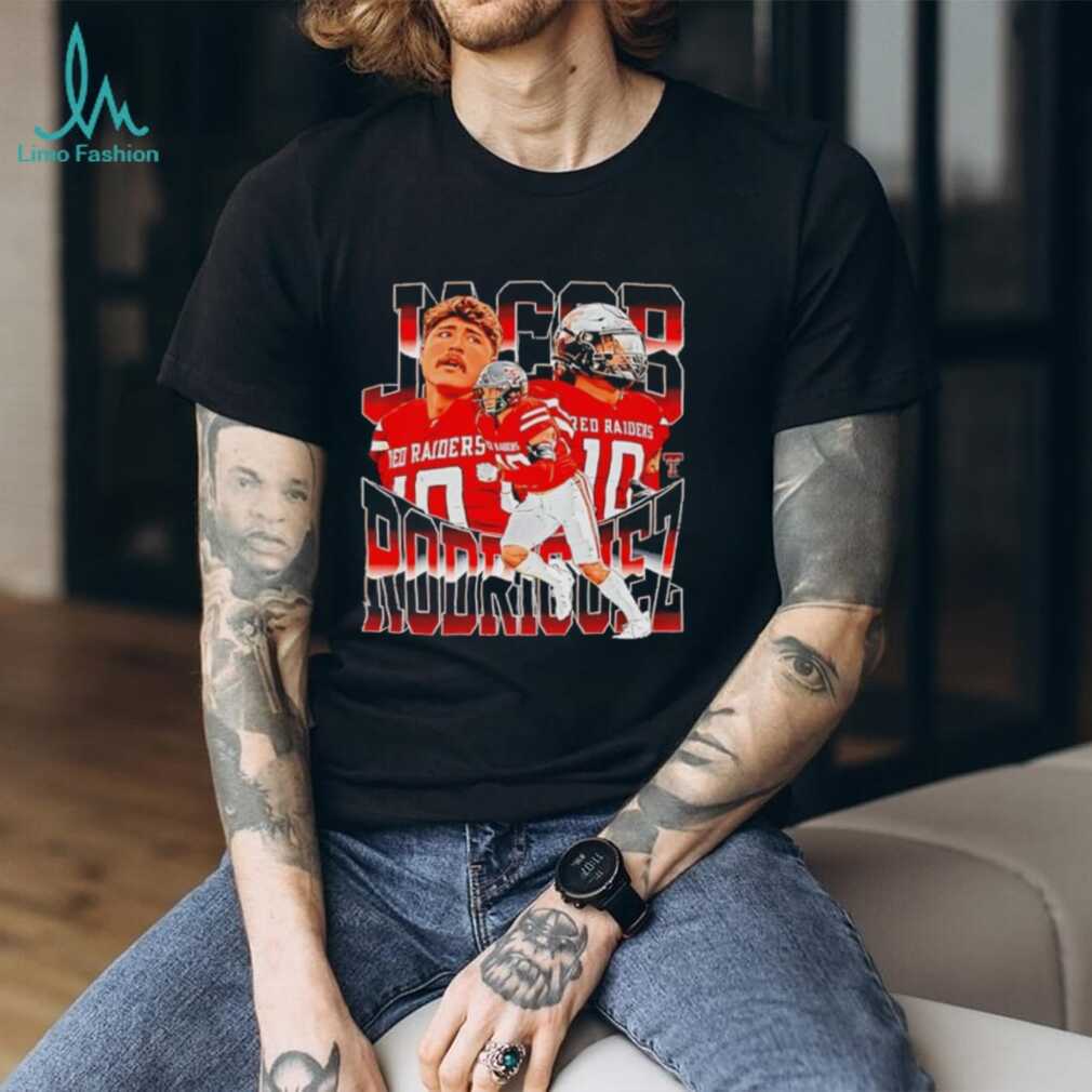 Jacob Rodriguez Texas Tech Red Raiders Caricature Shirt