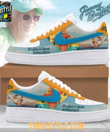 Jimmy Buffet 5 O'Clock Somewhere 2025 Personalized Air Force 1 Shoes
