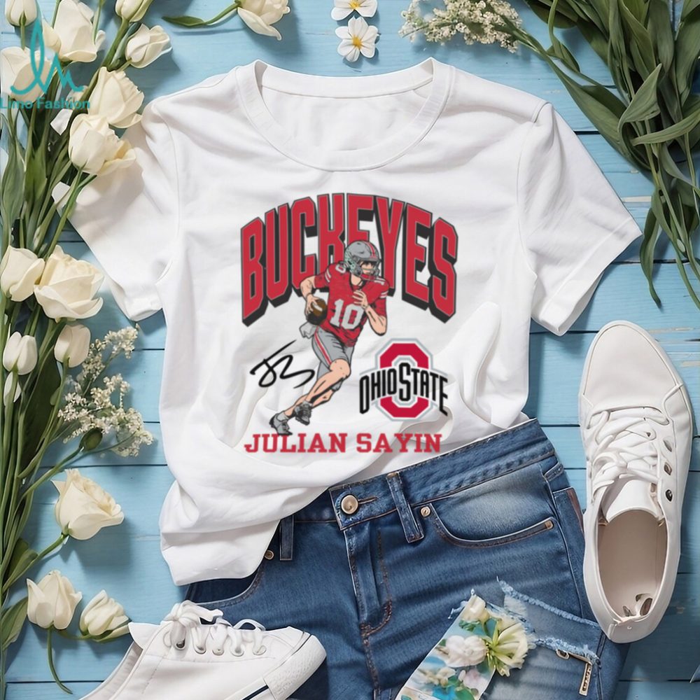 Julian Sayin Ohio State Football Where I’M From Player Shirt - Image 2