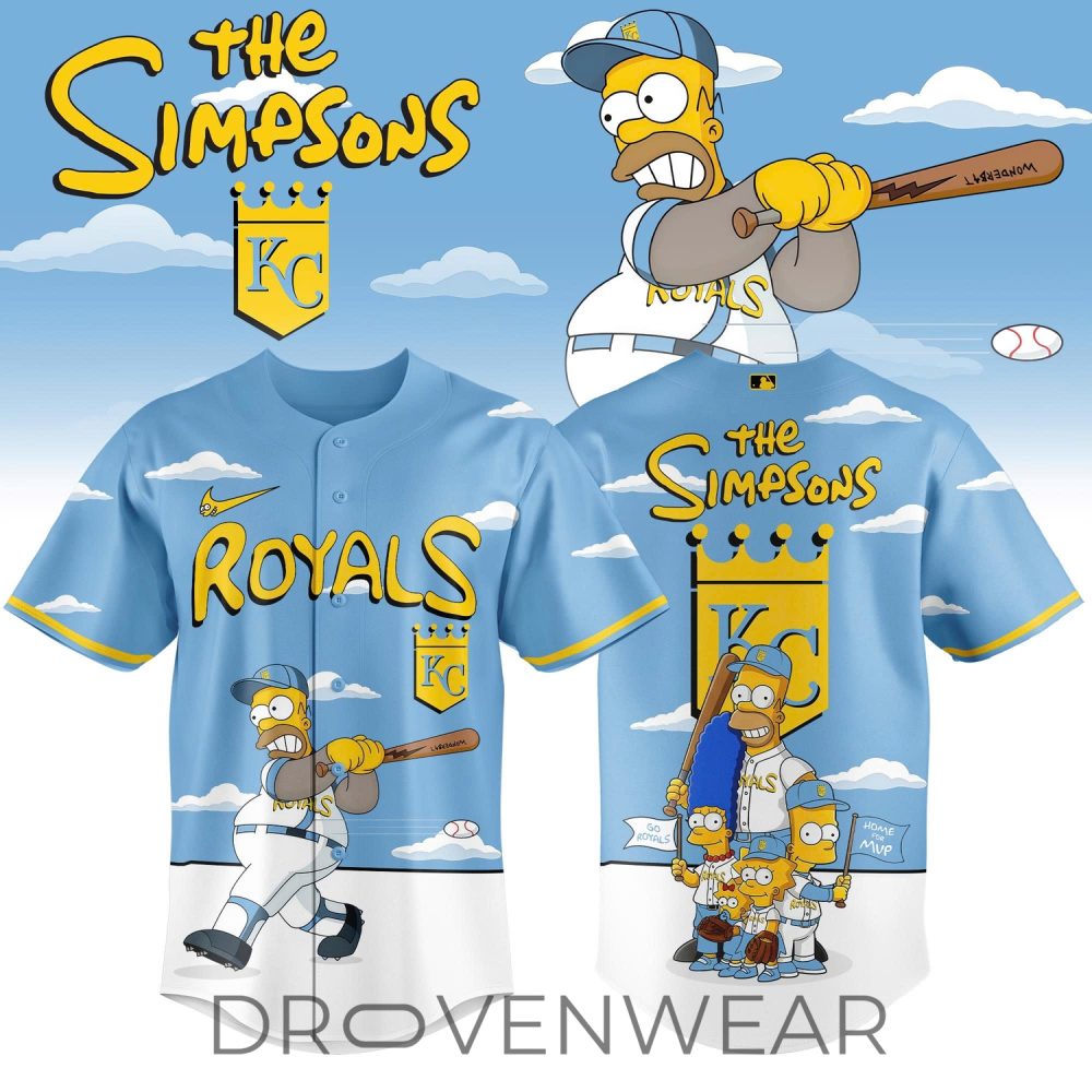 Kansas City Royals X The Simpsons 2026 Limited Edition Jersey