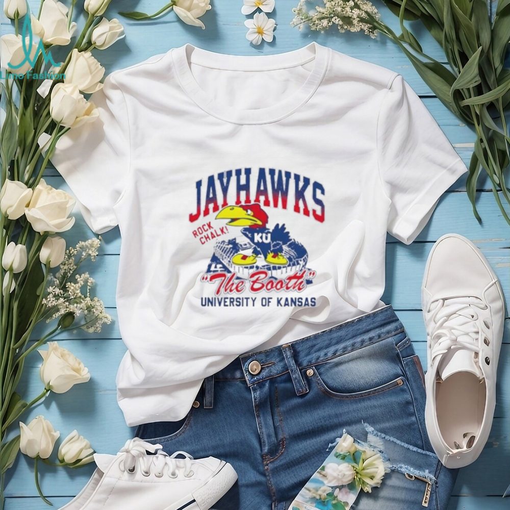Kansas Jayhawks Rock Chalk The Booth Stadium Shirt