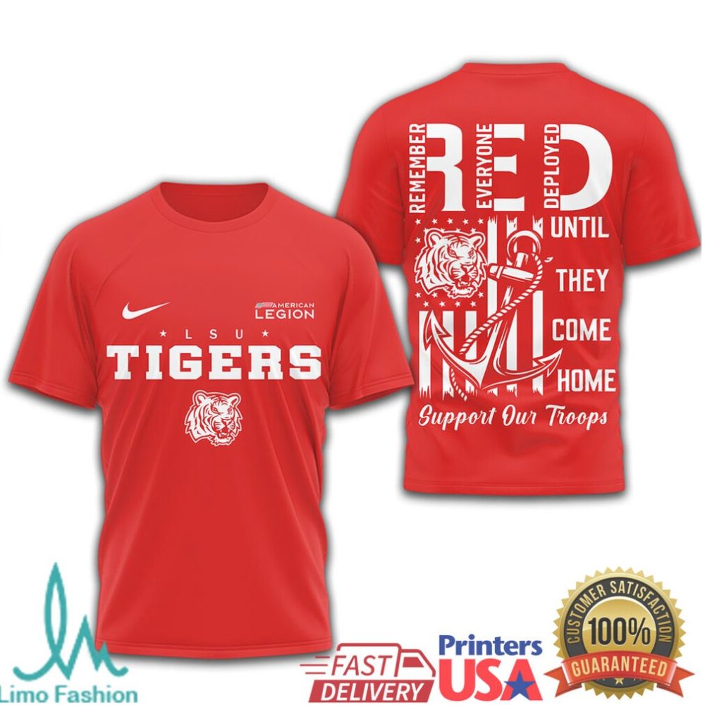 Lsu Tigers Official Ncaa Red Friday Shirt