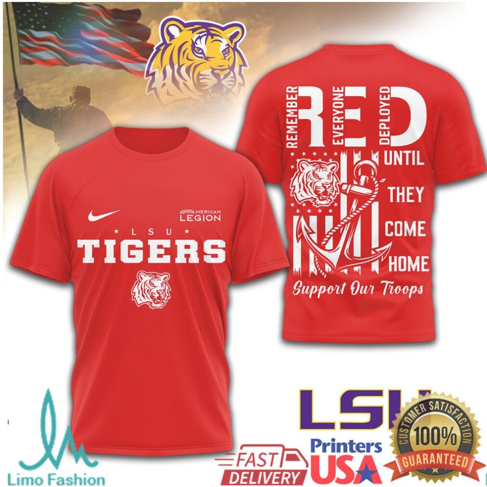 Lsu Tigers Official Ncaa Red Friday Shirt - Image 2
