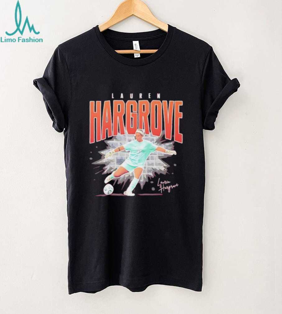 Lauren Hargrove Virginia Tech Soccer Player Collage Shirt - Image 2