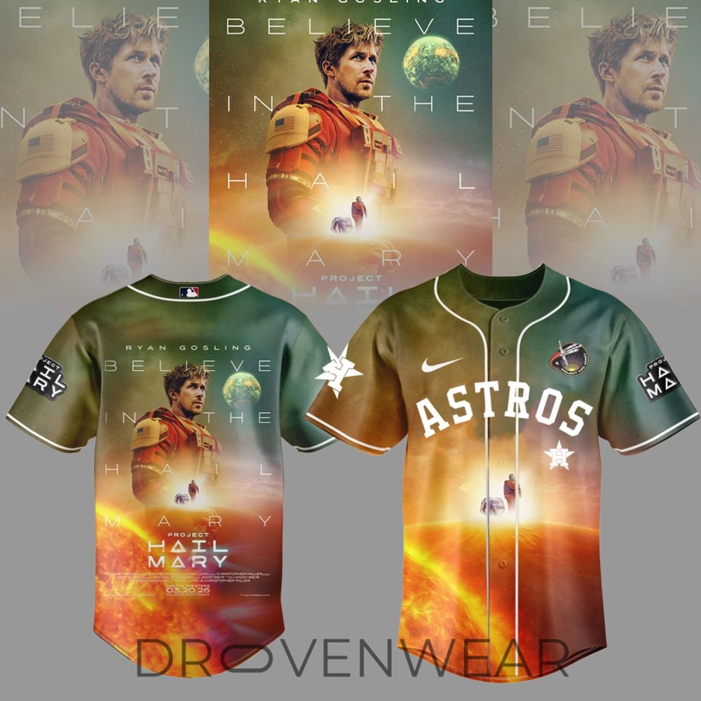 Limited Edition Houston Astros X Project Hail Mary Special Jersey