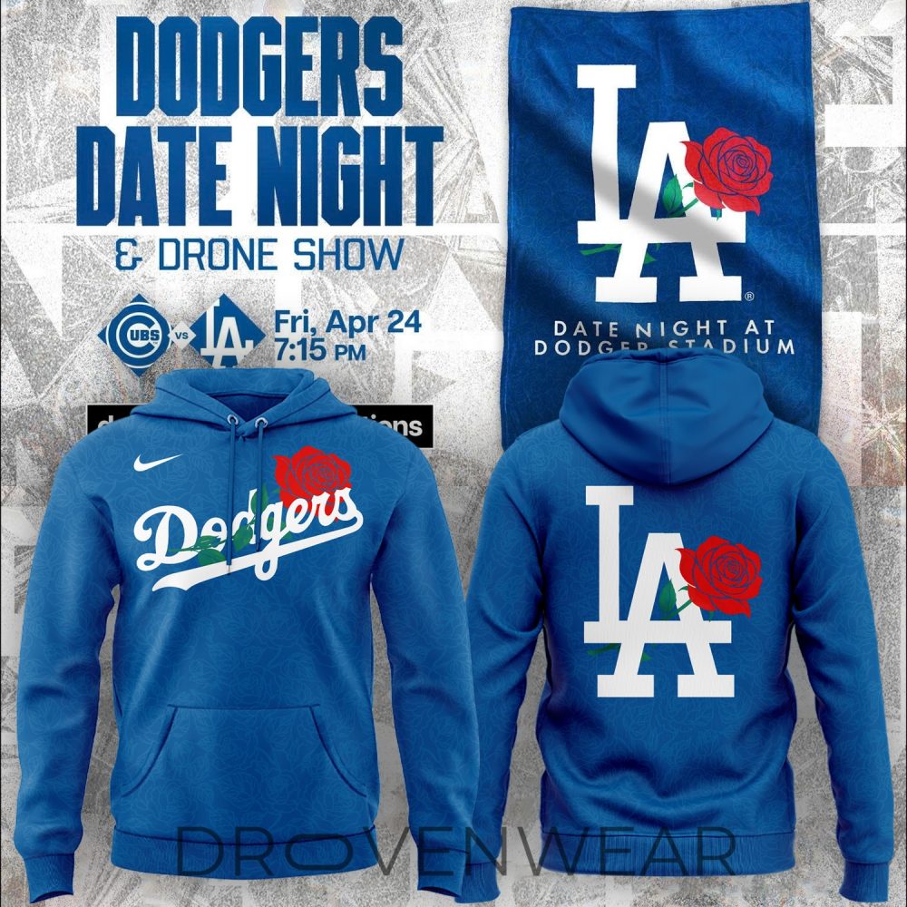 Limited Edition Los Angeles Dodgers Date Night Hoodie