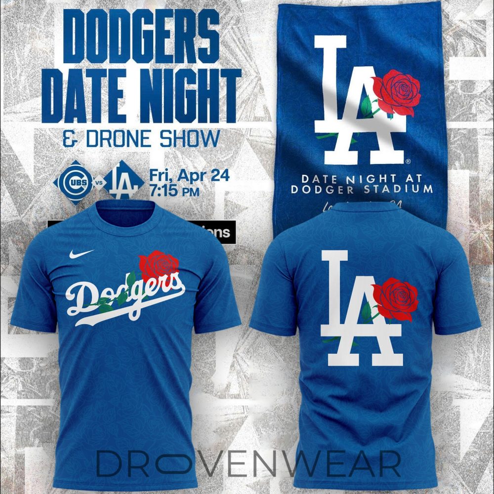 Limited Edition Los Angeles Dodgers Date Night Tshirt
