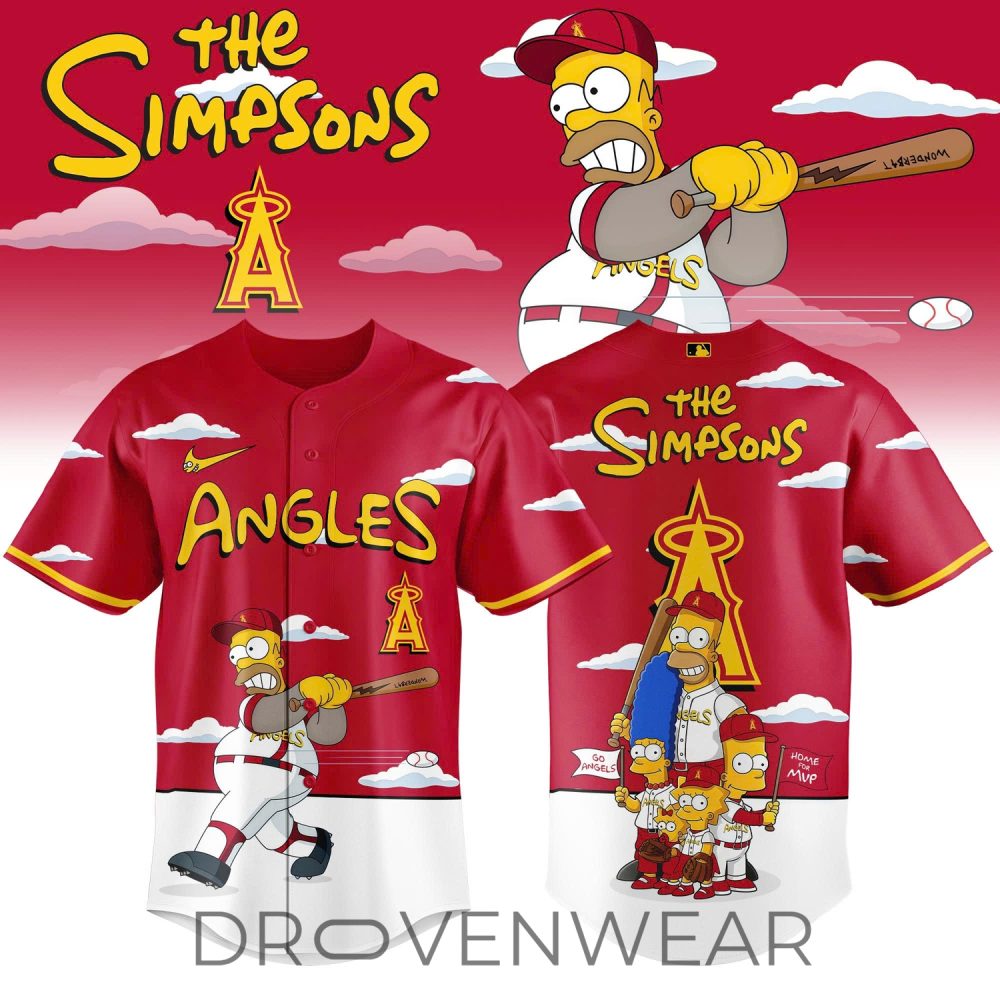 Los Angeles Angels X The Simpsons 2026 Limited Edition Jersey