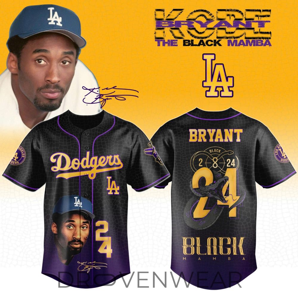Los Angeles Dodgers X Black Mamba Legacy Jersey