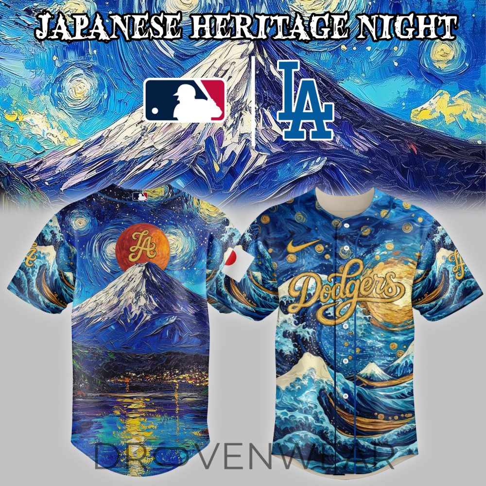 Los Angeles Dodgers X Japanese Heritage Night 2026 Special Edition Jersey Version 2
