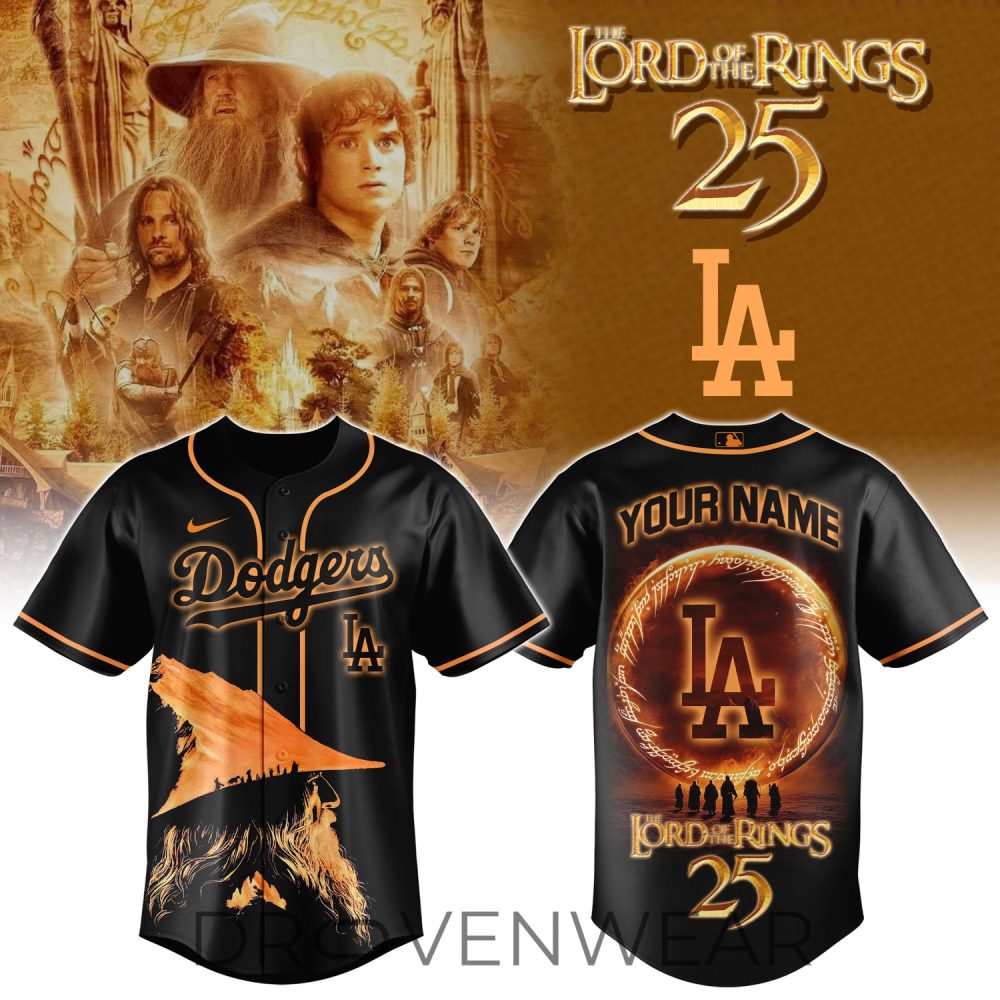 Los Angeles Dodgers X Ring Of Power 2026 Personalized Jersey Edition