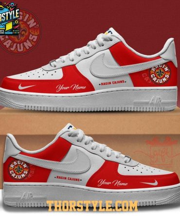 Louisiana Ragin' Cajuns 2025 Hear The Rage Personalized Air Force 1 Shoes