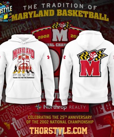 Maryland Terrapins 25Th Anniversary 2002 National Championship 2026 Hoodie