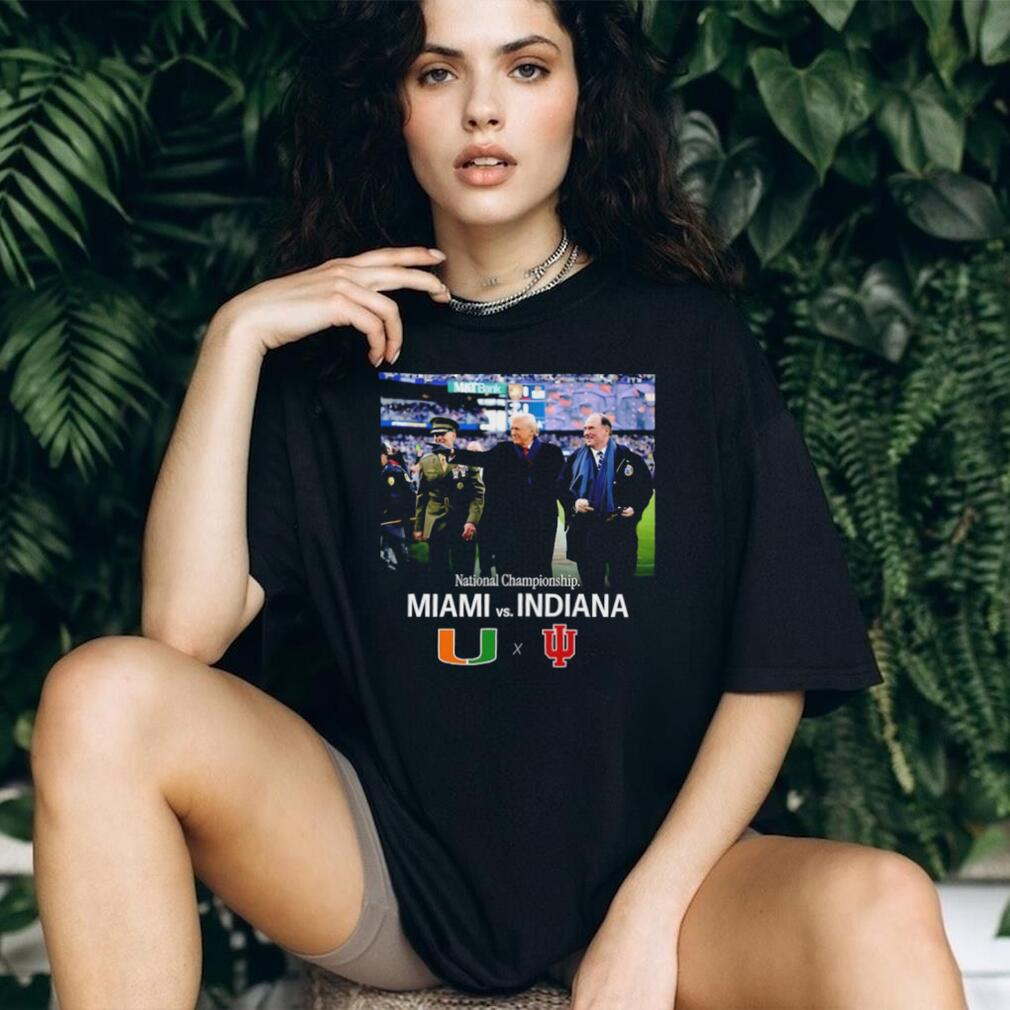 Miami Vs Indiana National Championship Football T Shirt