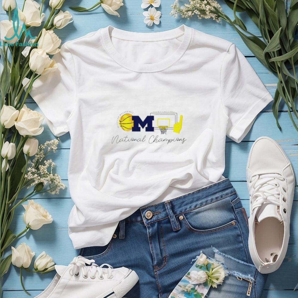 Michigan Wolverines 2026 Men'S Basketball National Champions Minimalist T Shirt - Image 2