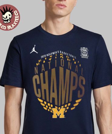 Michigan Wolverines 2026 Ncaa Men'S Basketball National Champions Jordan Brand Locker Room T-Shirt