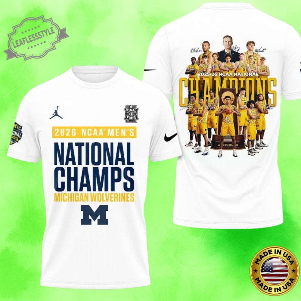Michigan Wolverines 2026 Ncaa Mens Champions Shirt
