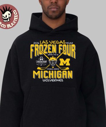 Michigan Wolverines Men'S Hockey 2026 Ncaa Frozen Four Vegas Hockey Mask Hoodie