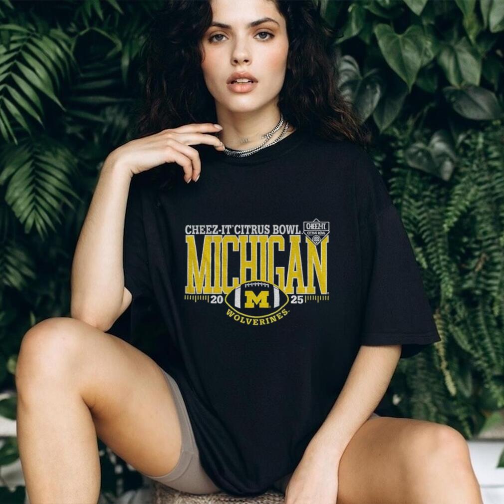 Michigan Wolverines Navy 2025 Cheez It Citrus Bowl Shirt
