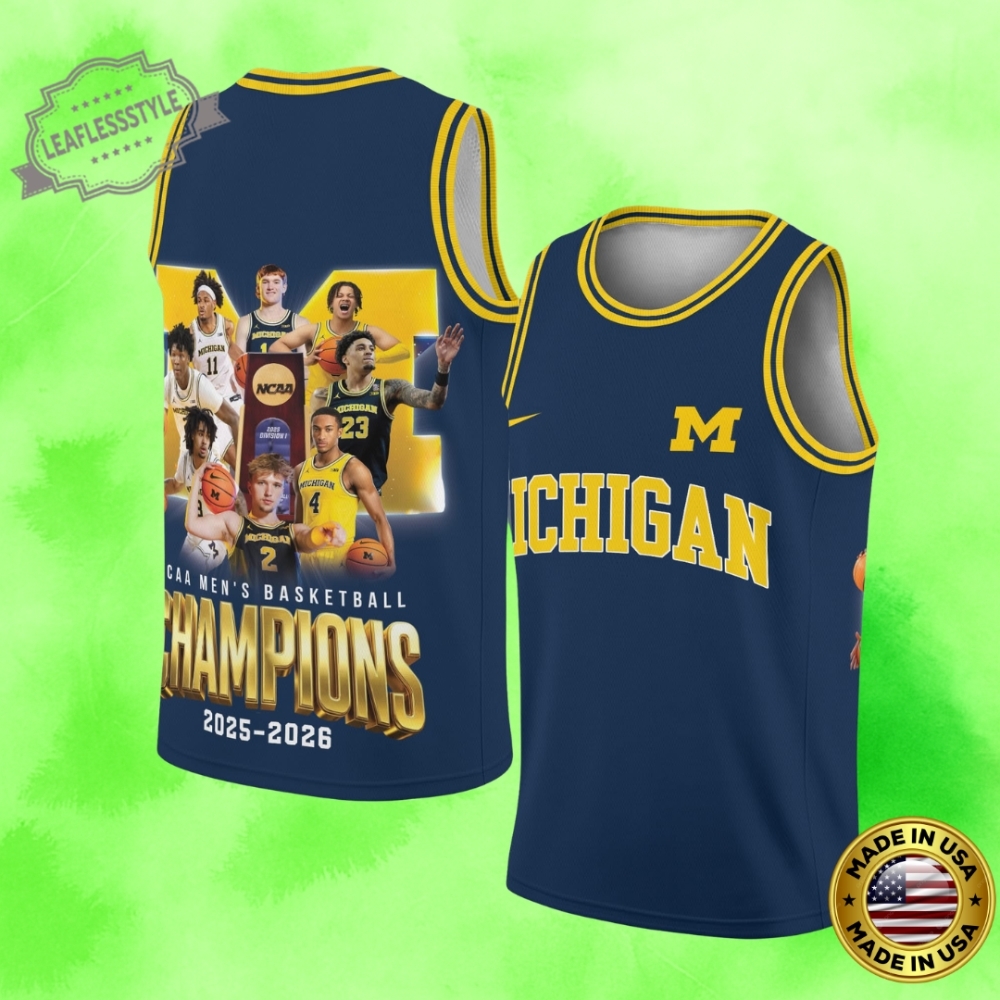 Michigan Wolverines Ncaa Champions Jersey