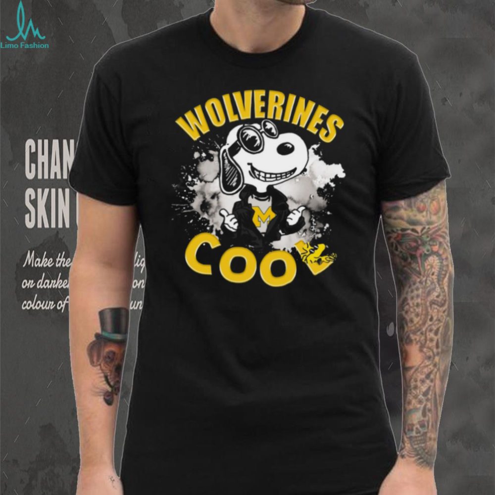 Michigan Wolverines Peanuts Joe Cool T Shirt
