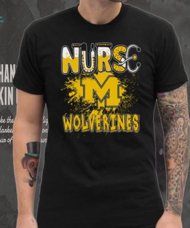 Michigan Wolverines Show Heart With Nurse Inspired Stethoscope T Shirt
