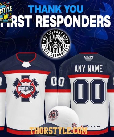 Milwaukee Admirals First Responders 2026 Night Personalized Hockey Jersey