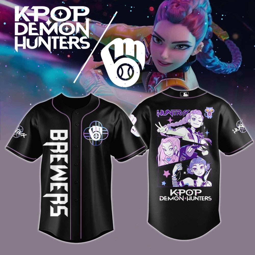 Milwaukee Brewers Kpop Demon Hunters 2026 Mlb Special Jersey