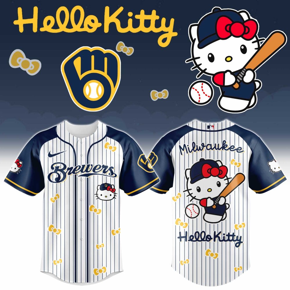 Milwaukee Brewers X Hello Kitty 2026 Limited Editions Jersey