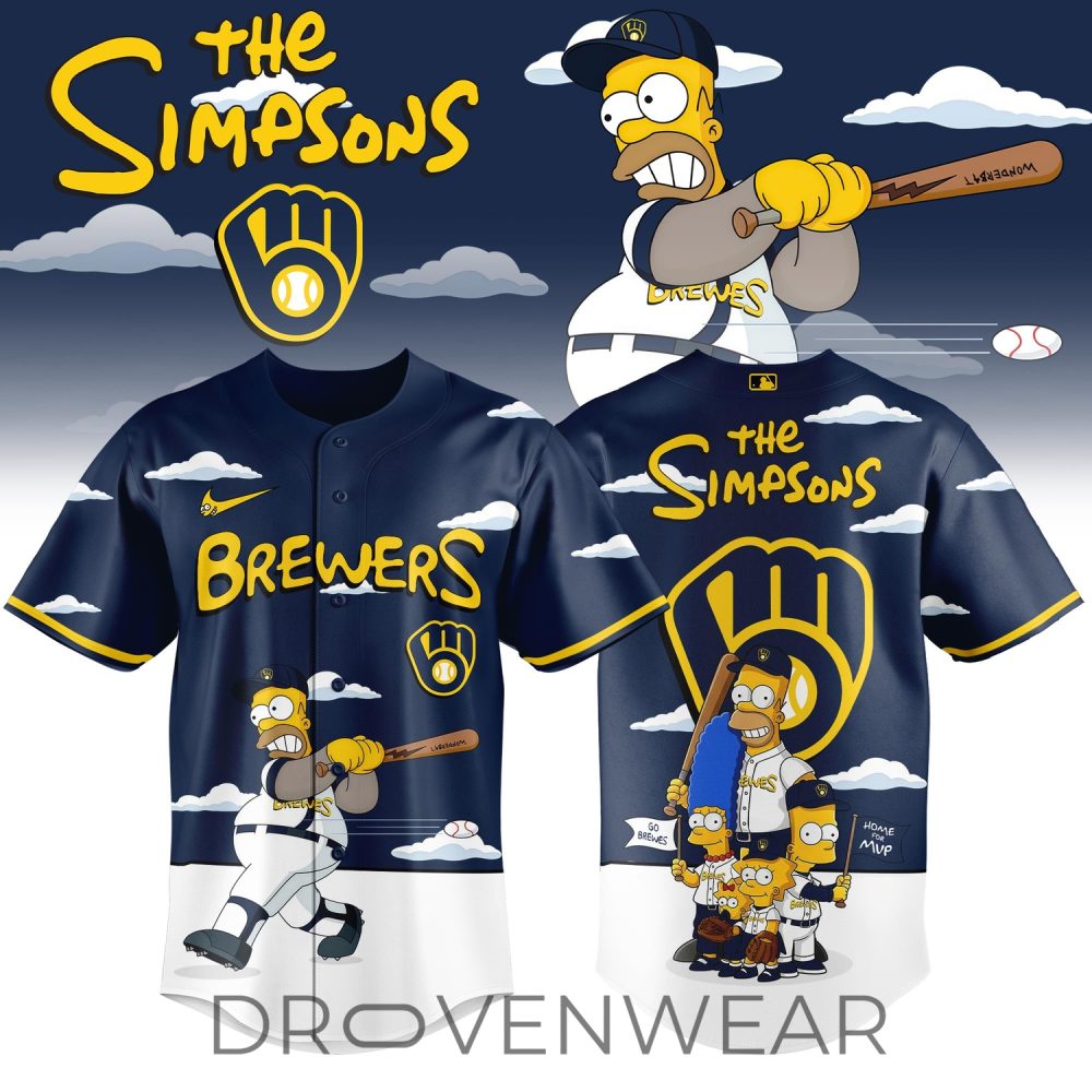 Milwaukee Brewers X The Simpsons 2026 Limited Edition Jersey