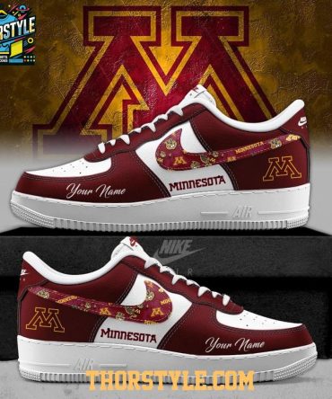 Minnesota Golden Gophers 2025 Freedom Campus Personalized Air Force 1 Shoes