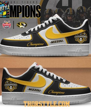 Missouri Tigers Gator Bowl Champions 2025 Personalized Air Force 1 Shoes