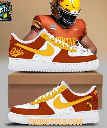 Montana Grizzlies Throwbacks 1995-2025 Personalized Air Force 1 Shoes