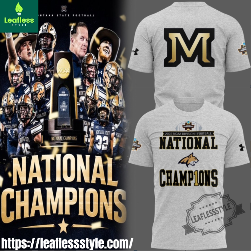 Montana State Bobcats Ncaa Division Football Championship Shirt