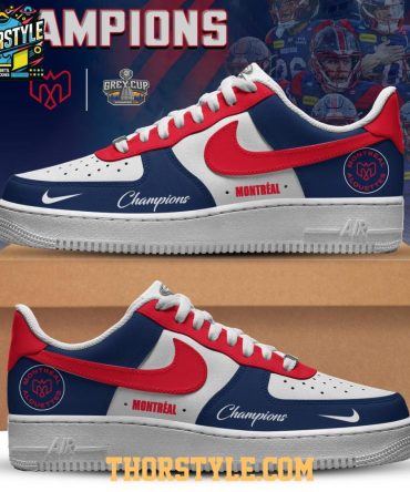 Montreal Alouettes 112Th Grey Cup Champions 2025 Air Force 1 Shoes