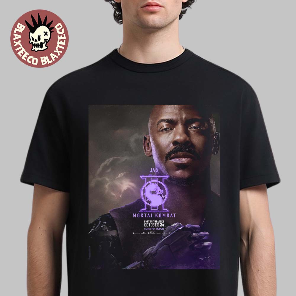 Mortal Kombat Ii Movie Exclusive Jax Character Poster T-Shirt