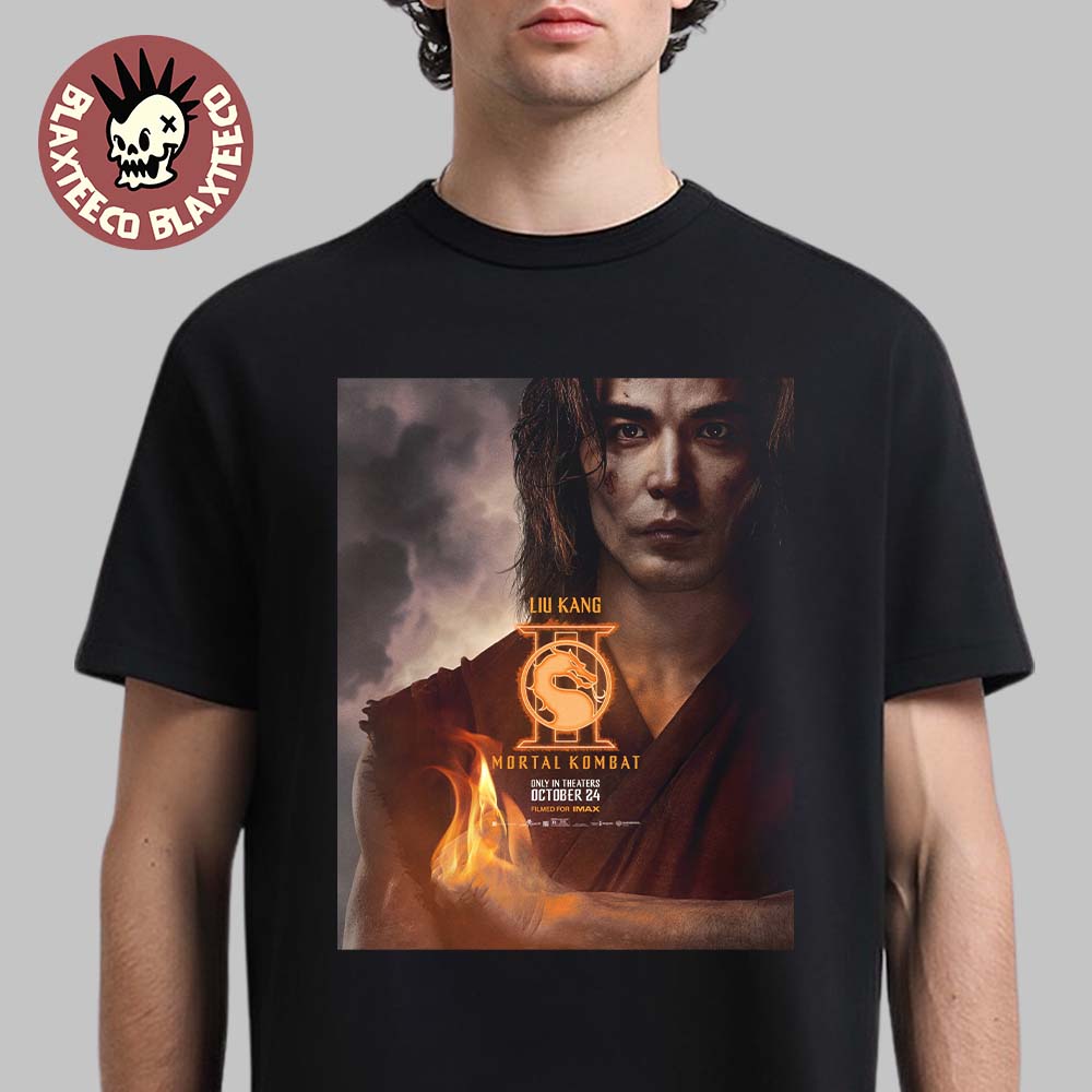 Mortal Kombat Ii Movie Exclusive Liu Kang Character Poster T-Shirt