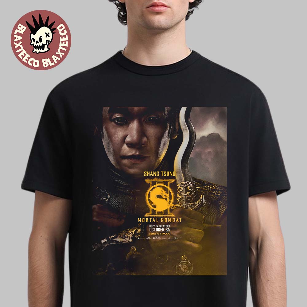 Mortal Kombat Ii Movie Exclusive Shang Tsung Character Poster T-Shirt