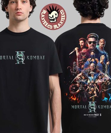 Mortal Kombat Ii Movie Official Poster Only In Theaters On May 8 2026 Two Sided T-Shirt