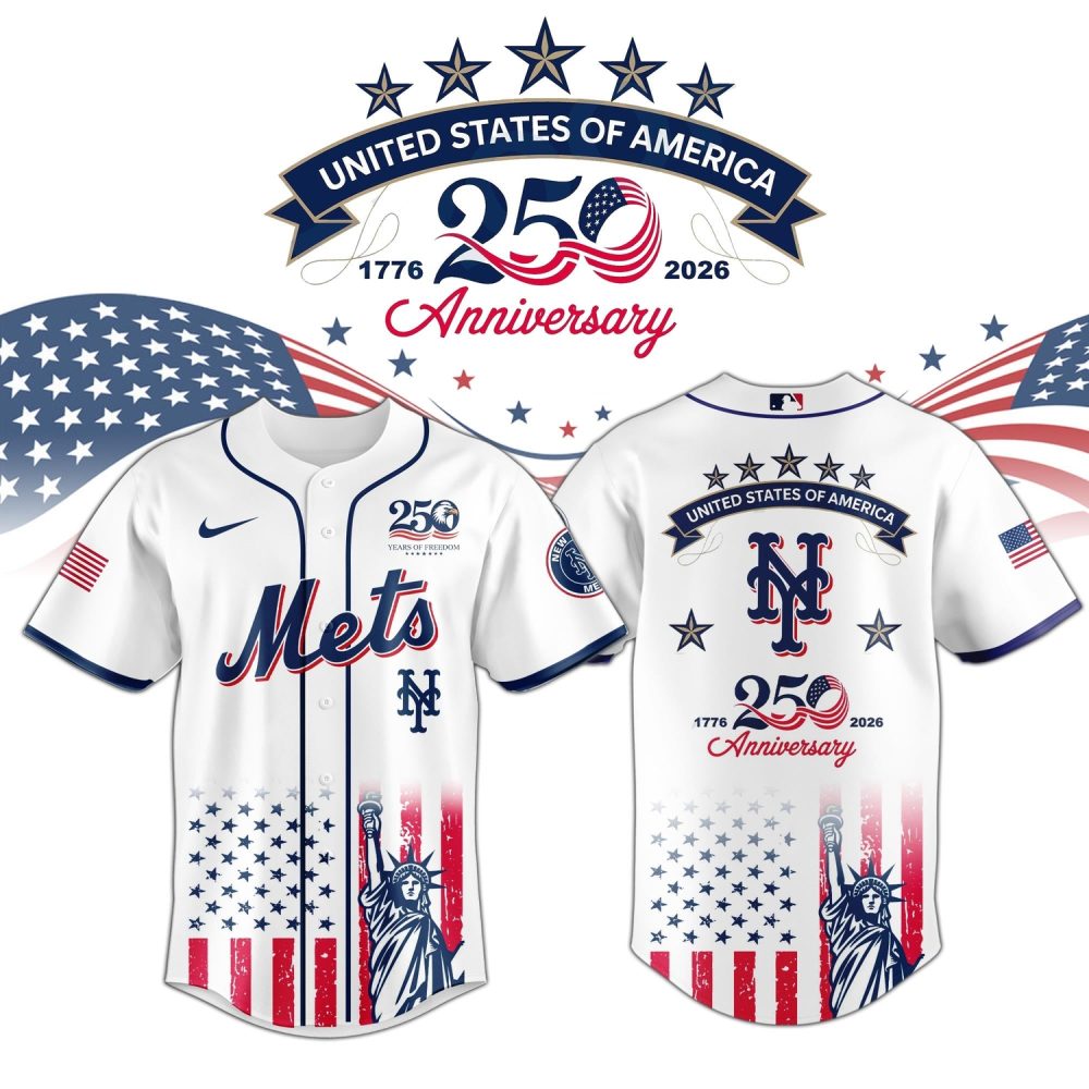 New York Mets Special America’S 250Th Anniversary Limited Edition Jersey