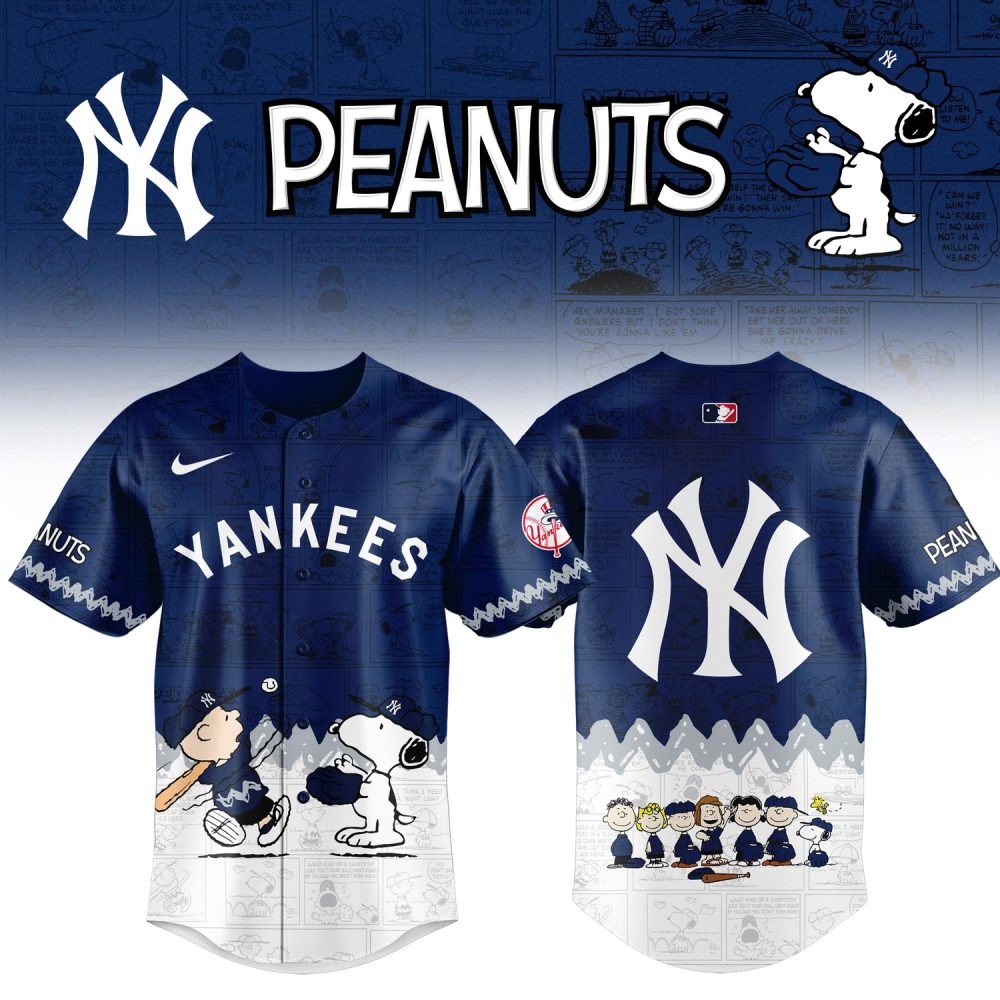 New York Yankees Peanuts Night 2026 Special Edition Jersey