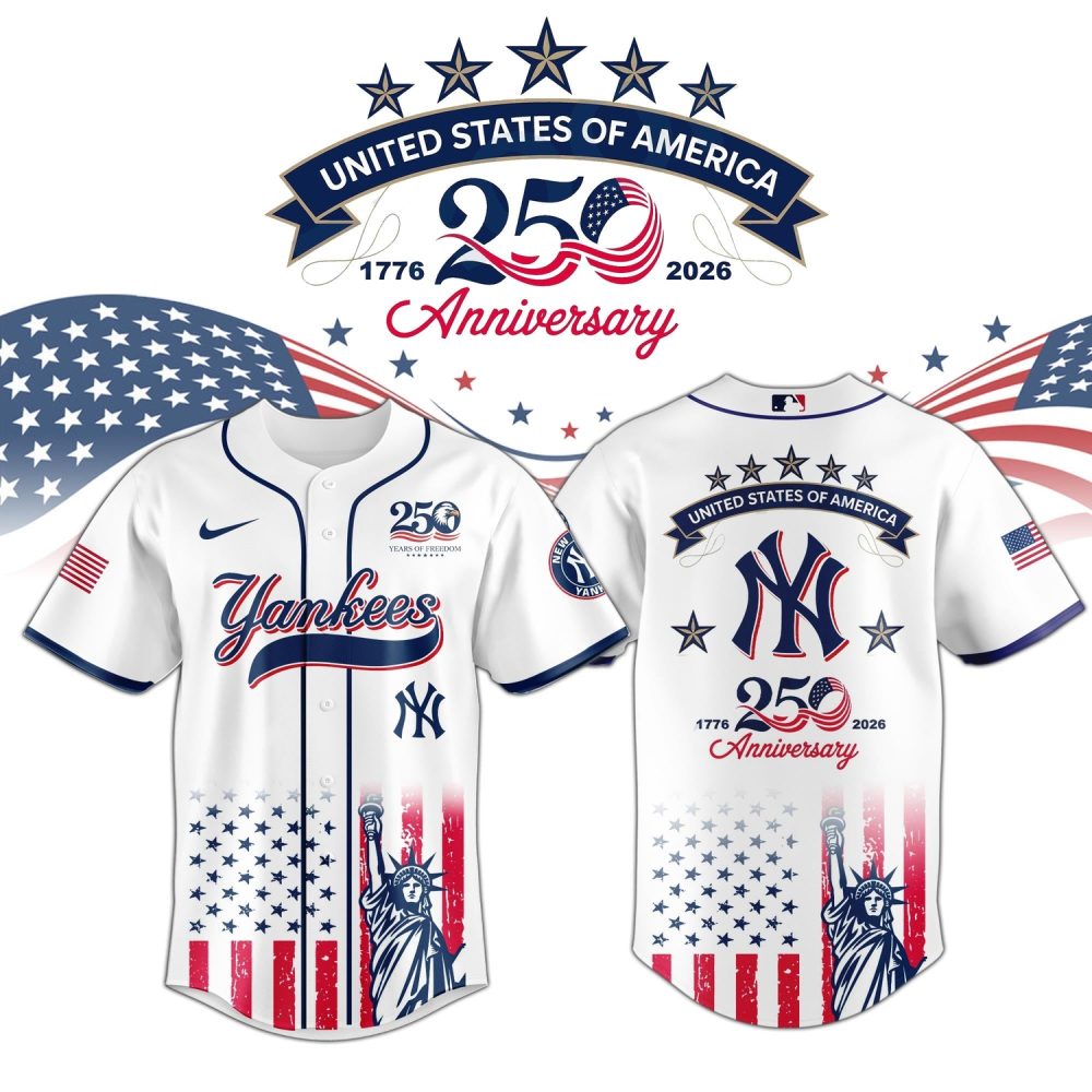 New York Yankees Special America’S 250Th Anniversary Limited Edition Jersey
